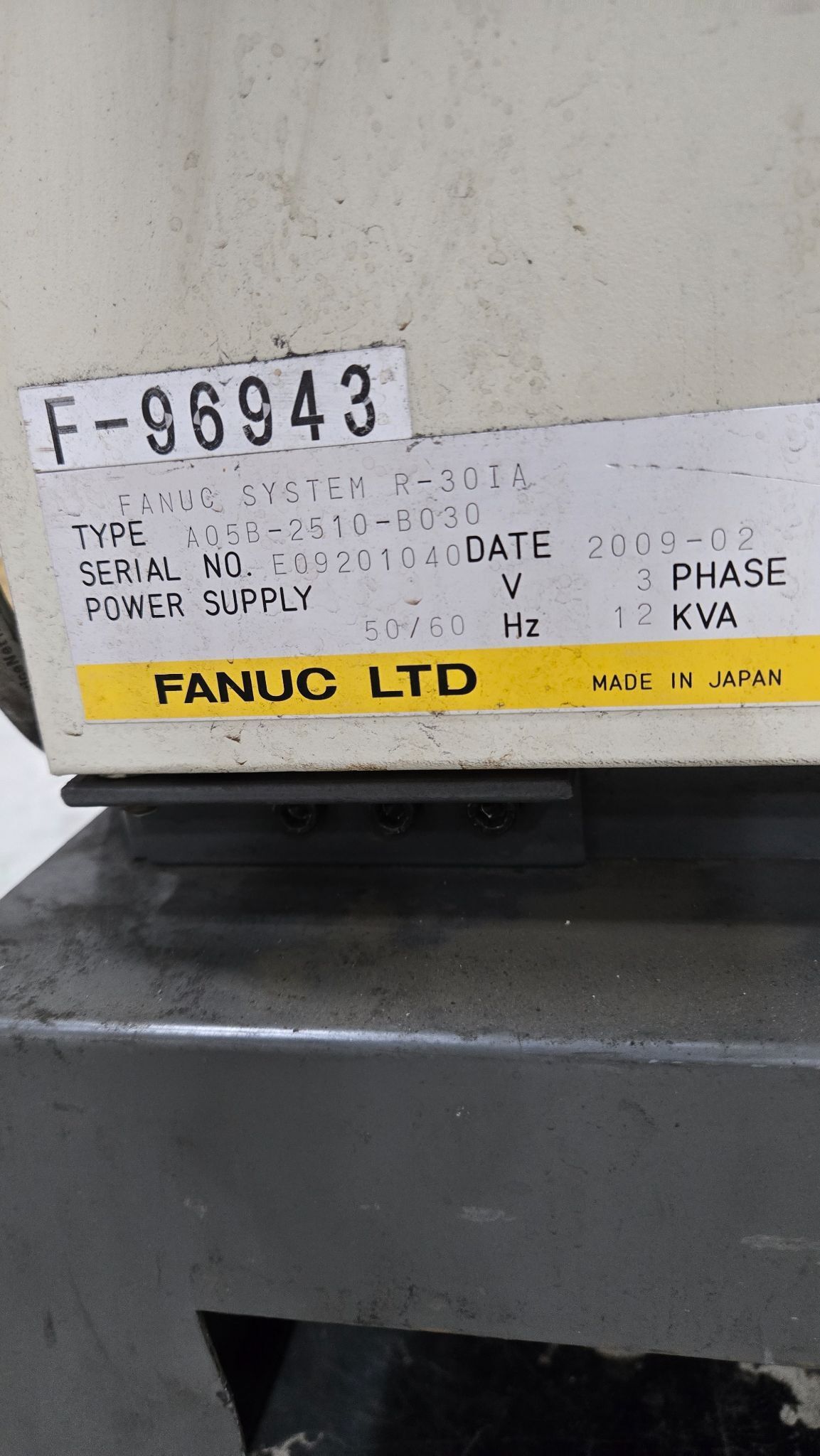 FANUC R-2000iB/210F Complete w/ R-30iA Controls & Rexroth Weld Controller USED 13