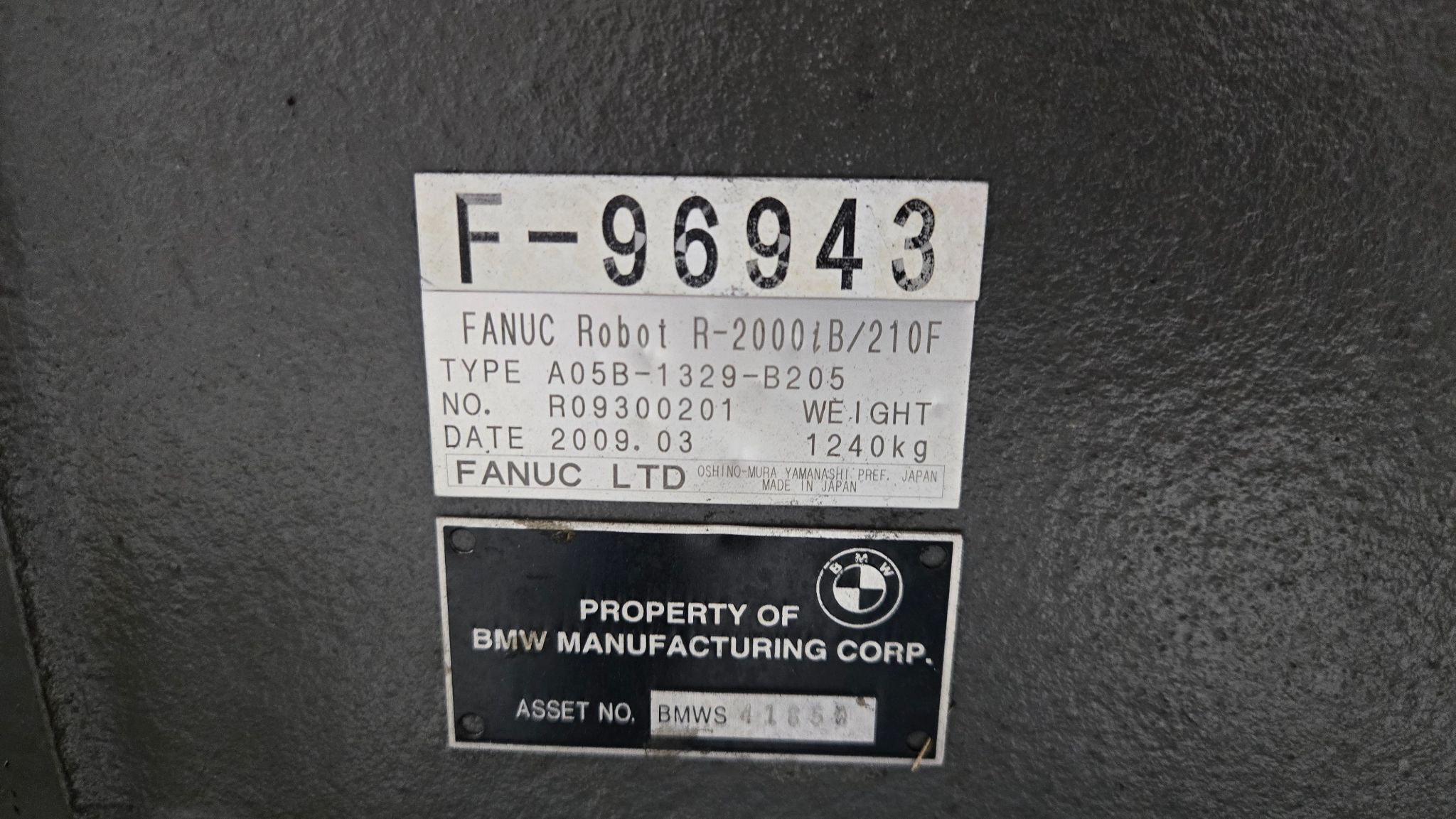 FANUC R-2000iB/210F Complete w/ R-30iA Controls & Rexroth Weld Controller USED 7