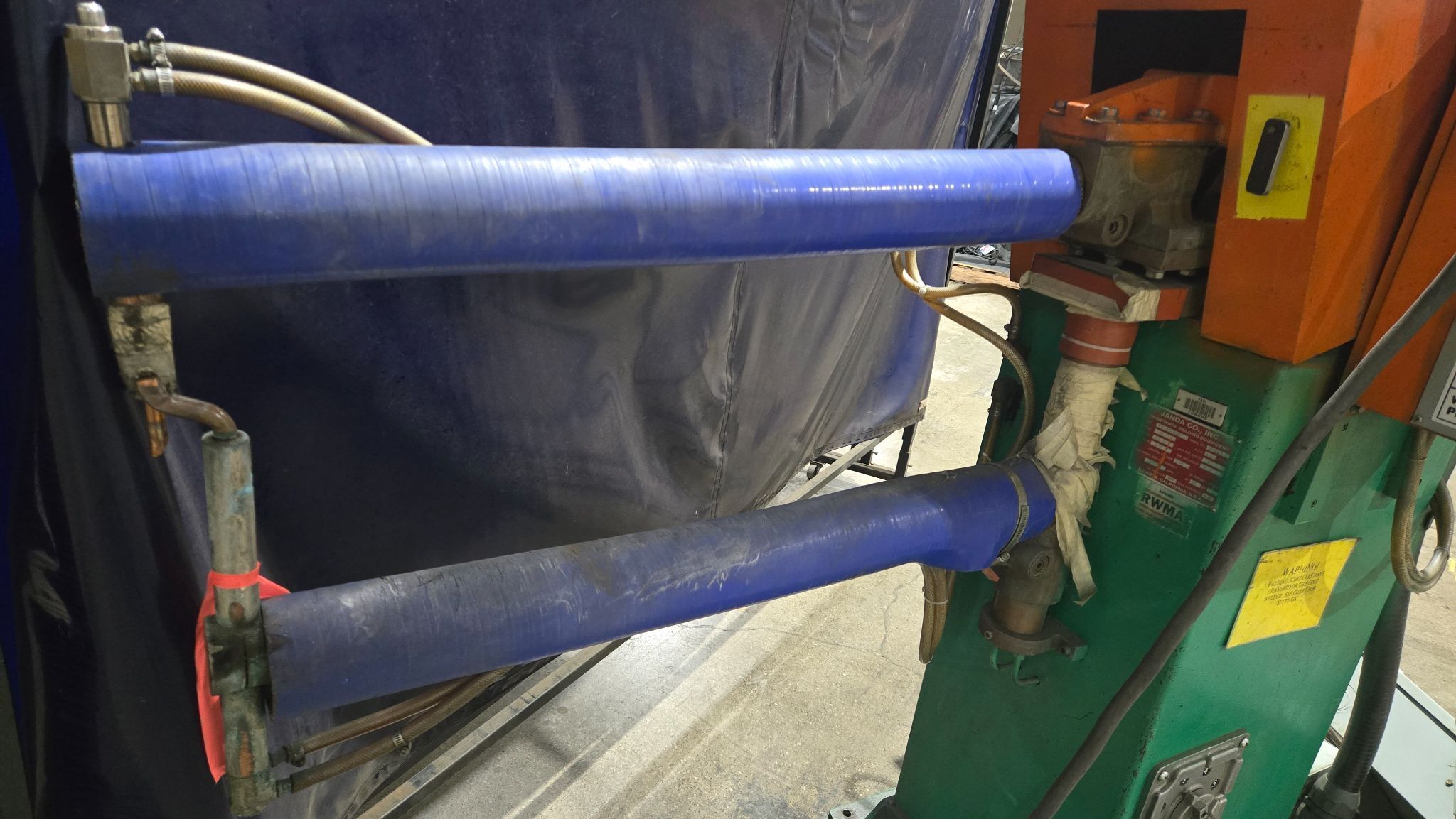 JANDA CO R2-50-36R BUTT WELDER 50 KVA 220V 36" Throat USED 4