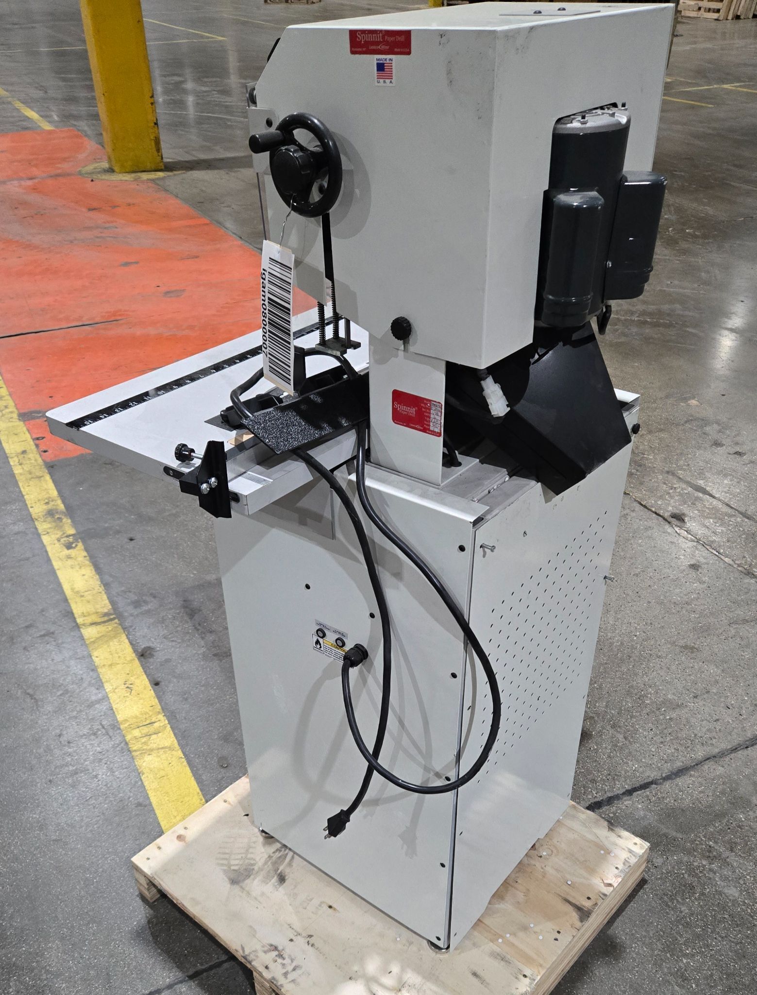 LASSCO WIZER FMMH-3.1 3 SPINDLE PAPER DRILL PRESS USED 3