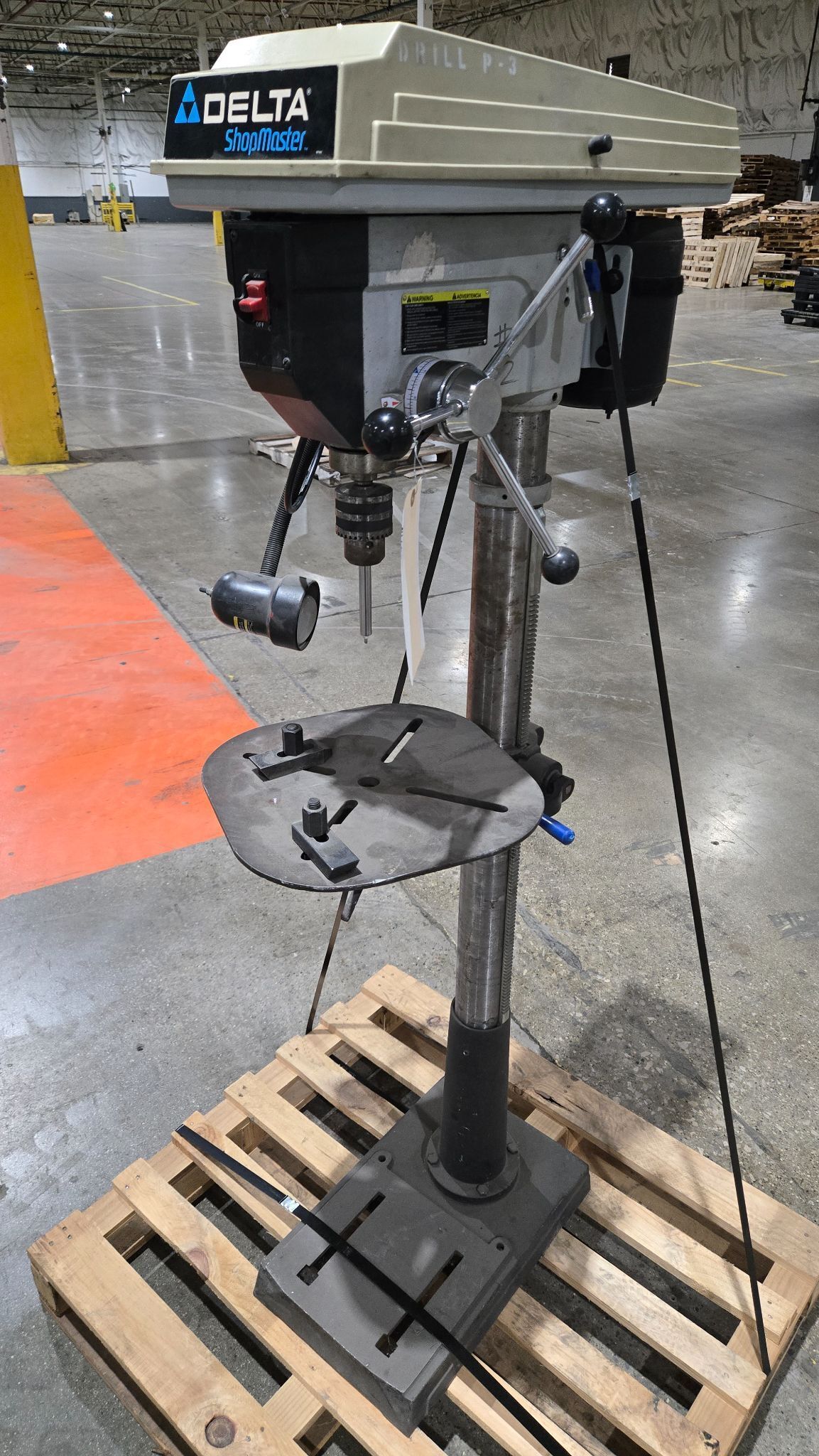 DELTA DP400 DRILL PRESS 3/4 HP 1720 RPM USED 0