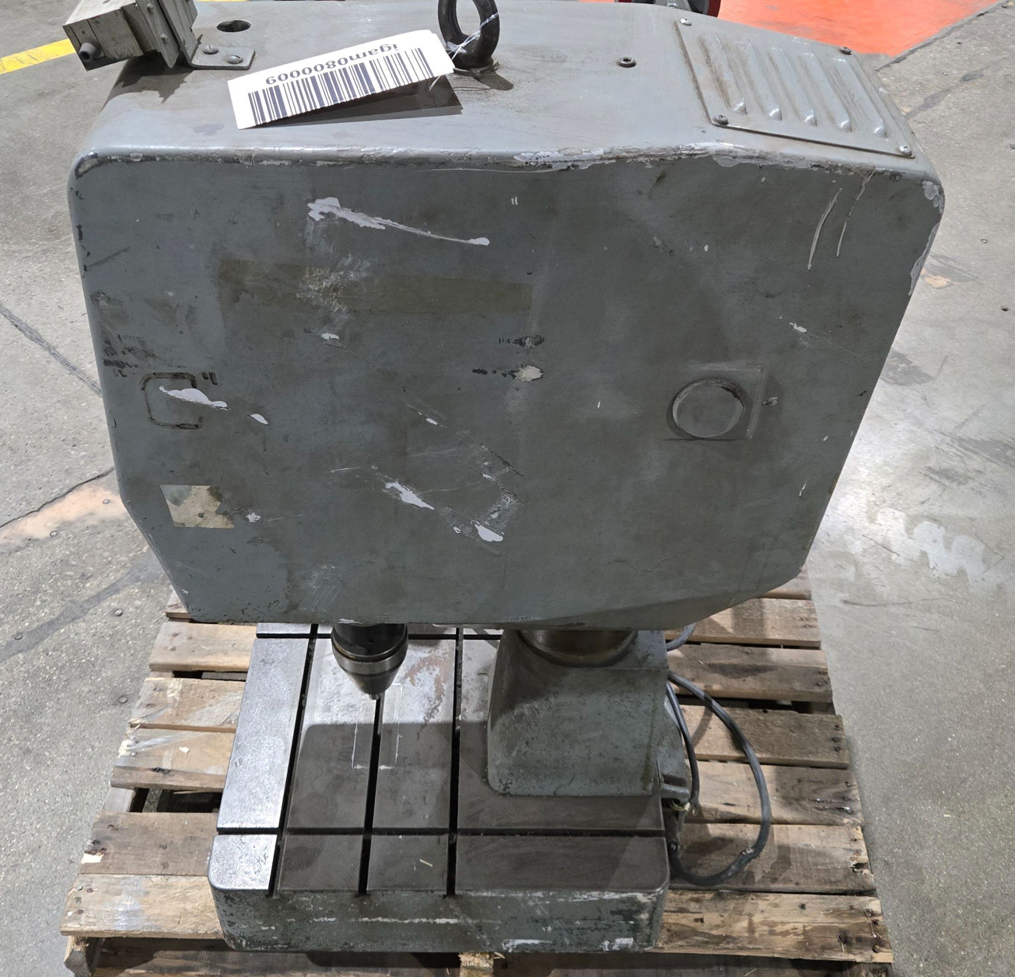 TAUMEL ORBITAL RIVETER WITH STAND DAMAGED USED 4
