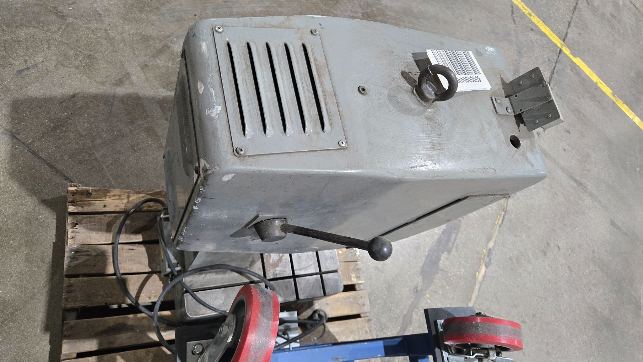 TAUMEL ORBITAL RIVETER WITH STAND DAMAGED USED 5