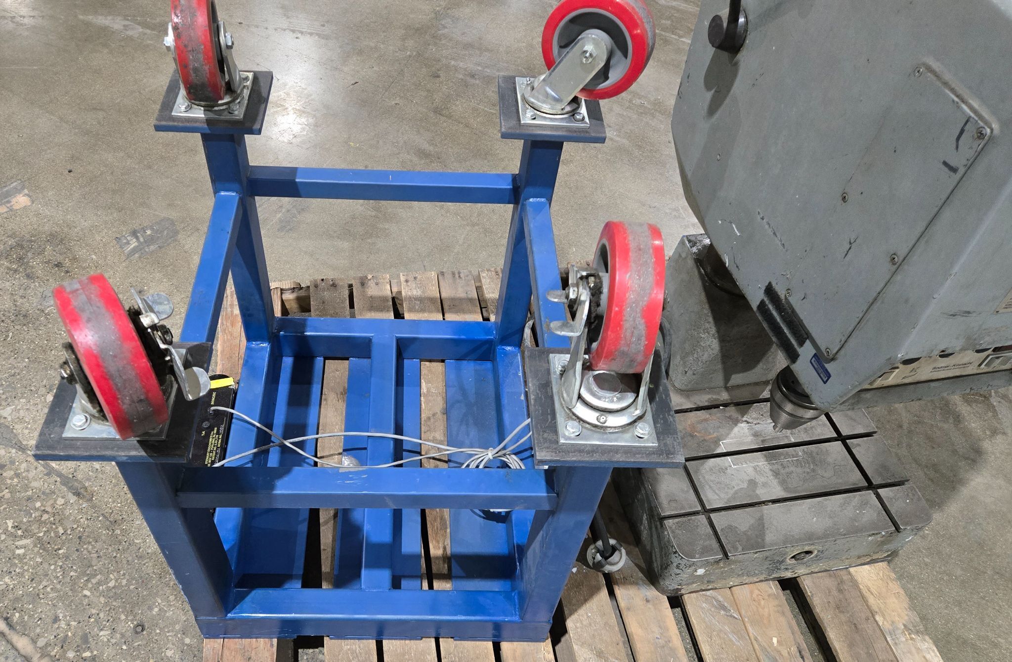 TAUMEL ORBITAL RIVETER WITH STAND DAMAGED USED 7