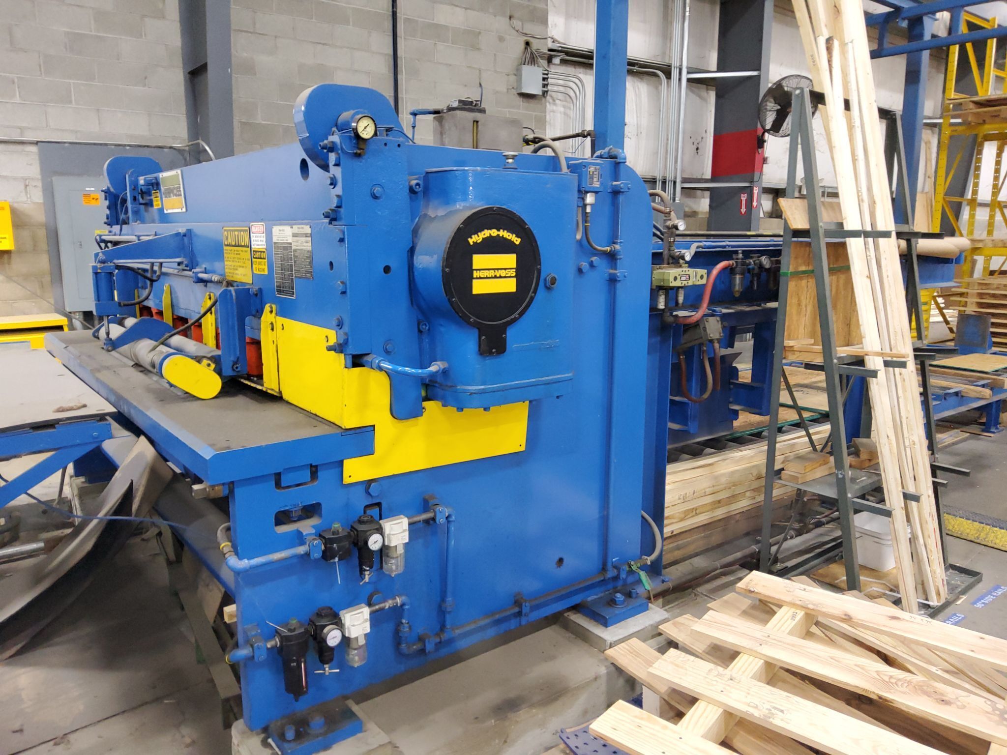 48" X 20,000LBS X .80" HERR VOSS CUT-TO-LENGTH LINE W/PRECISION LEVELER 15