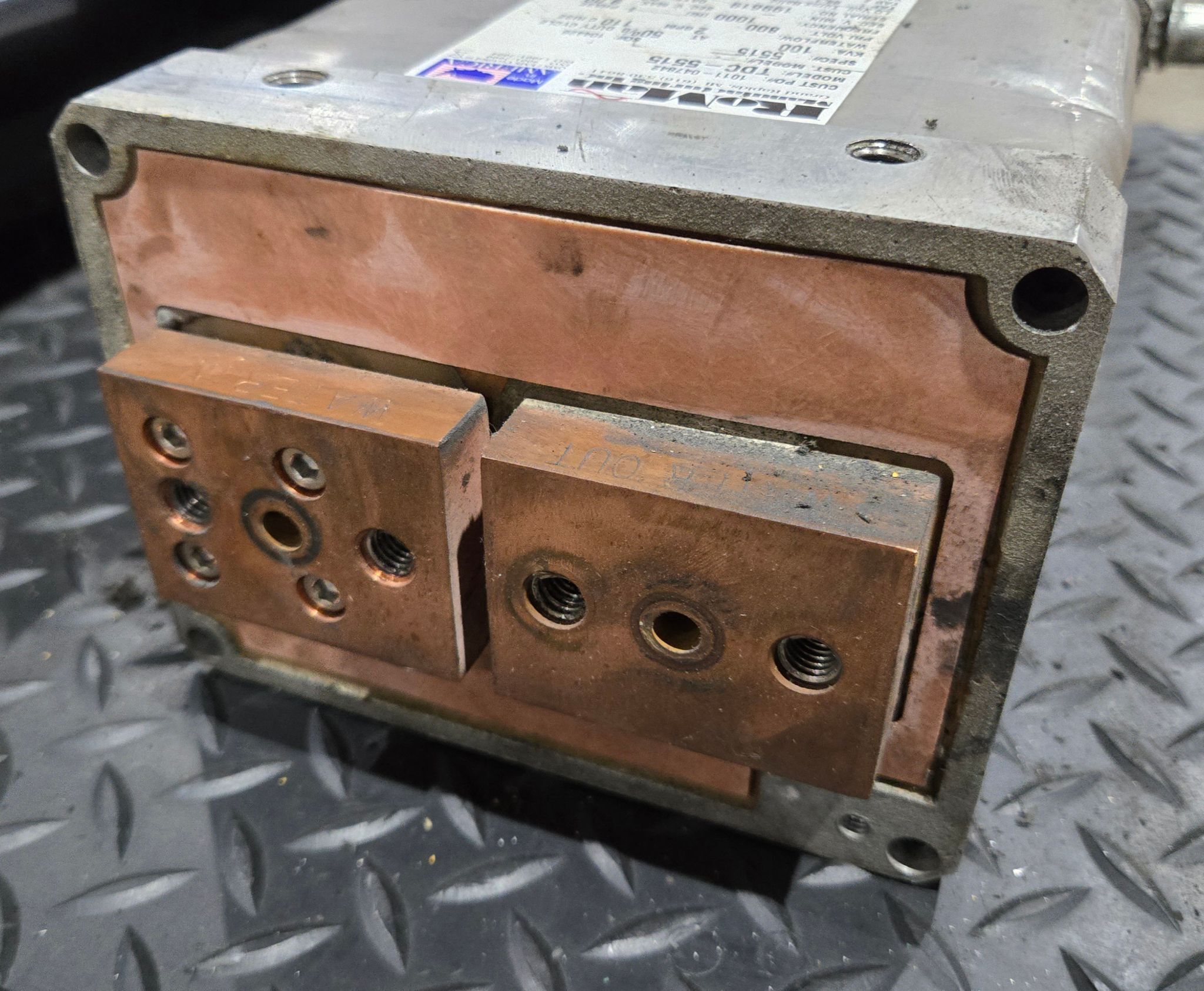 RoMan Manufacturing TDC-5515 Resistance Welding Transformer 100 KVA USED 3