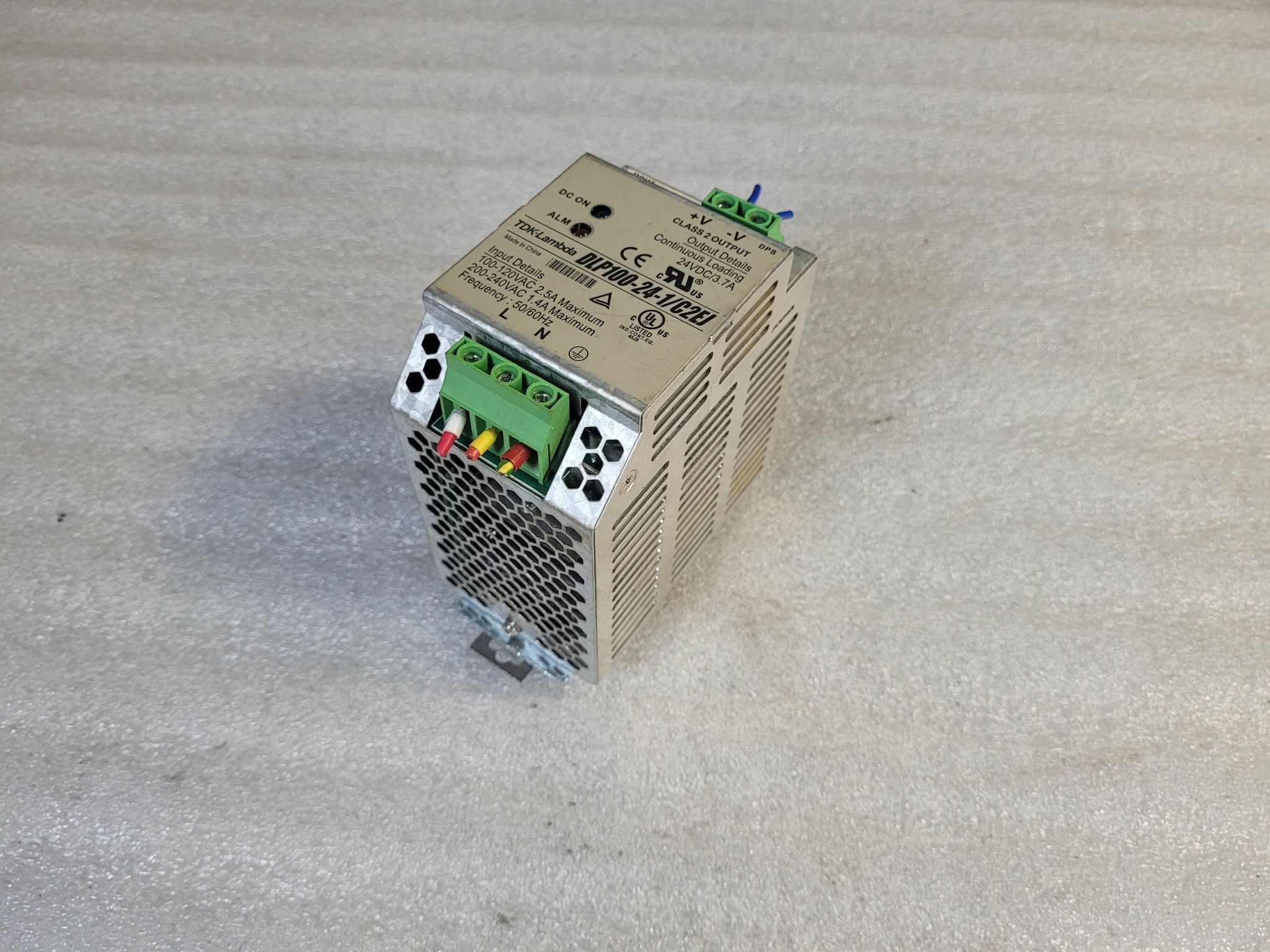 TDK-Lambda DLP100-24-1/C2EJ 24VDC 4.2A Power Supply USED 2
