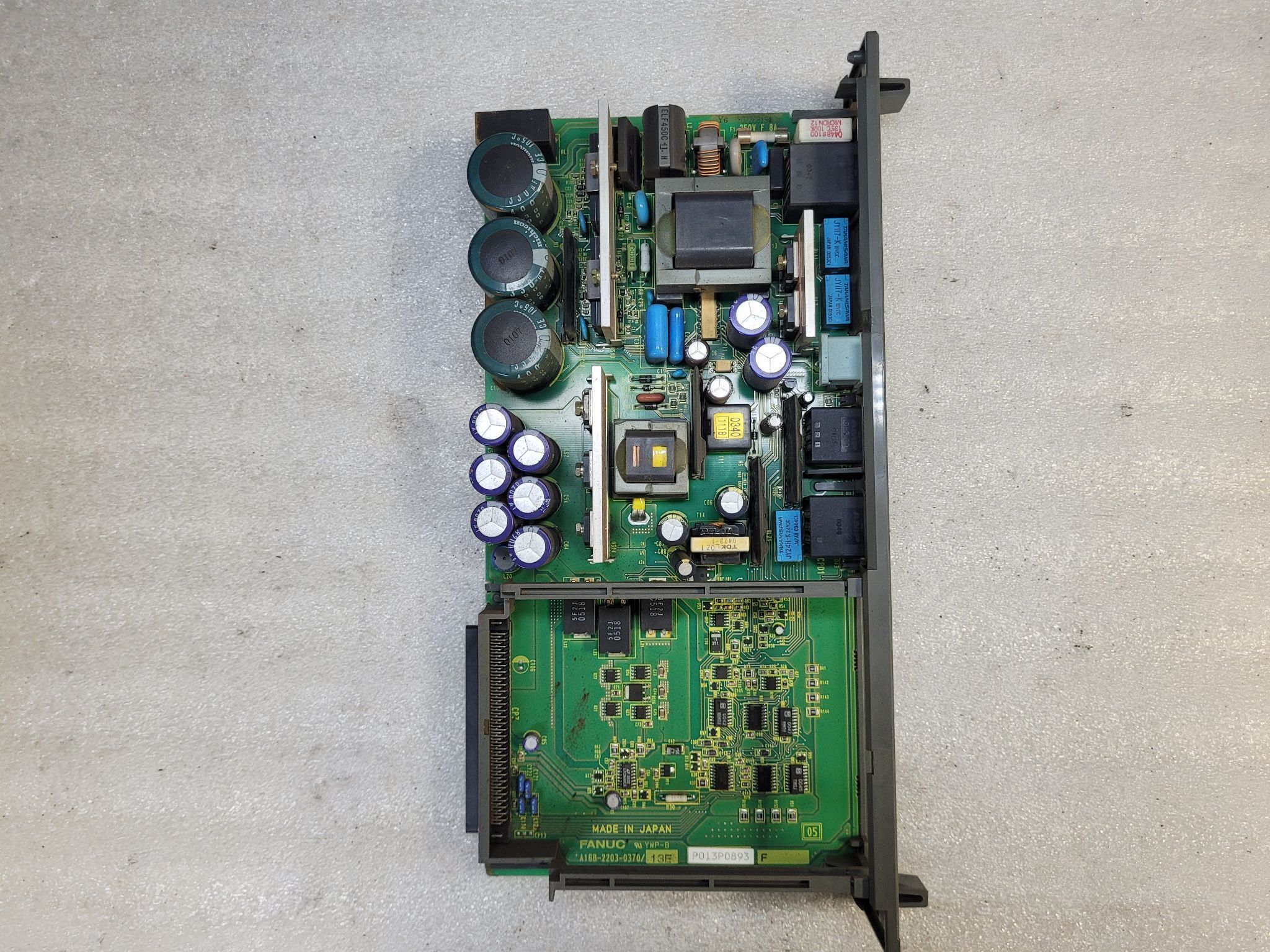 FANUC A16B-2203-0370 /13E PCB - Power Supply Unit USED 0