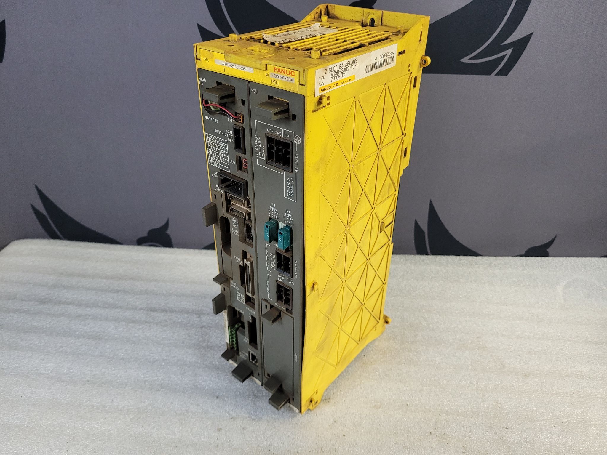 FANUC A05B-2400-C060 W/ A16B-3200-0330 + A16B-2203-0370 Controller Assembly USED 5