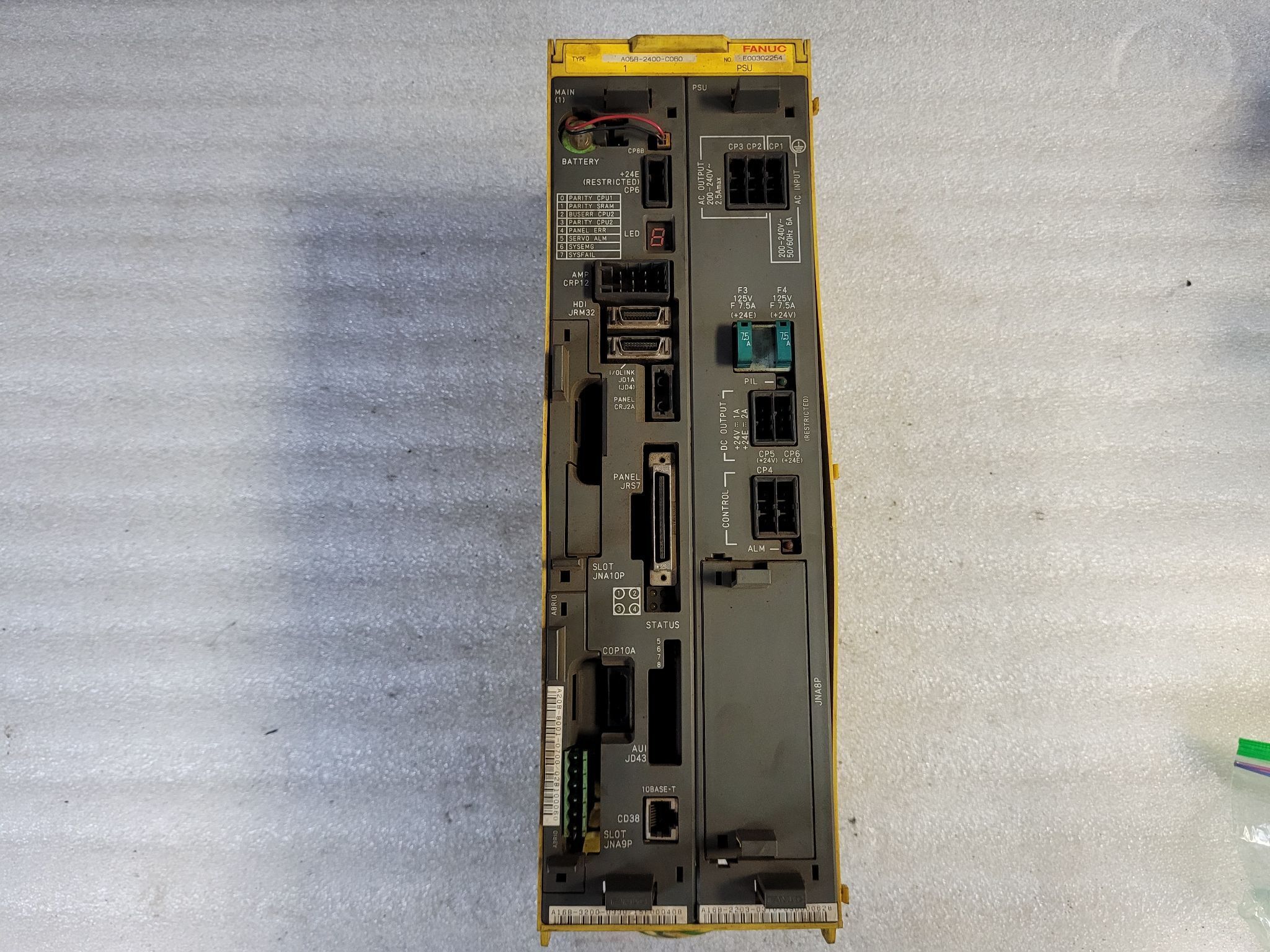 FANUC A05B-2400-C060 W/ A16B-3200-0330 + A16B-2203-0370 Controller Assembly USED 0