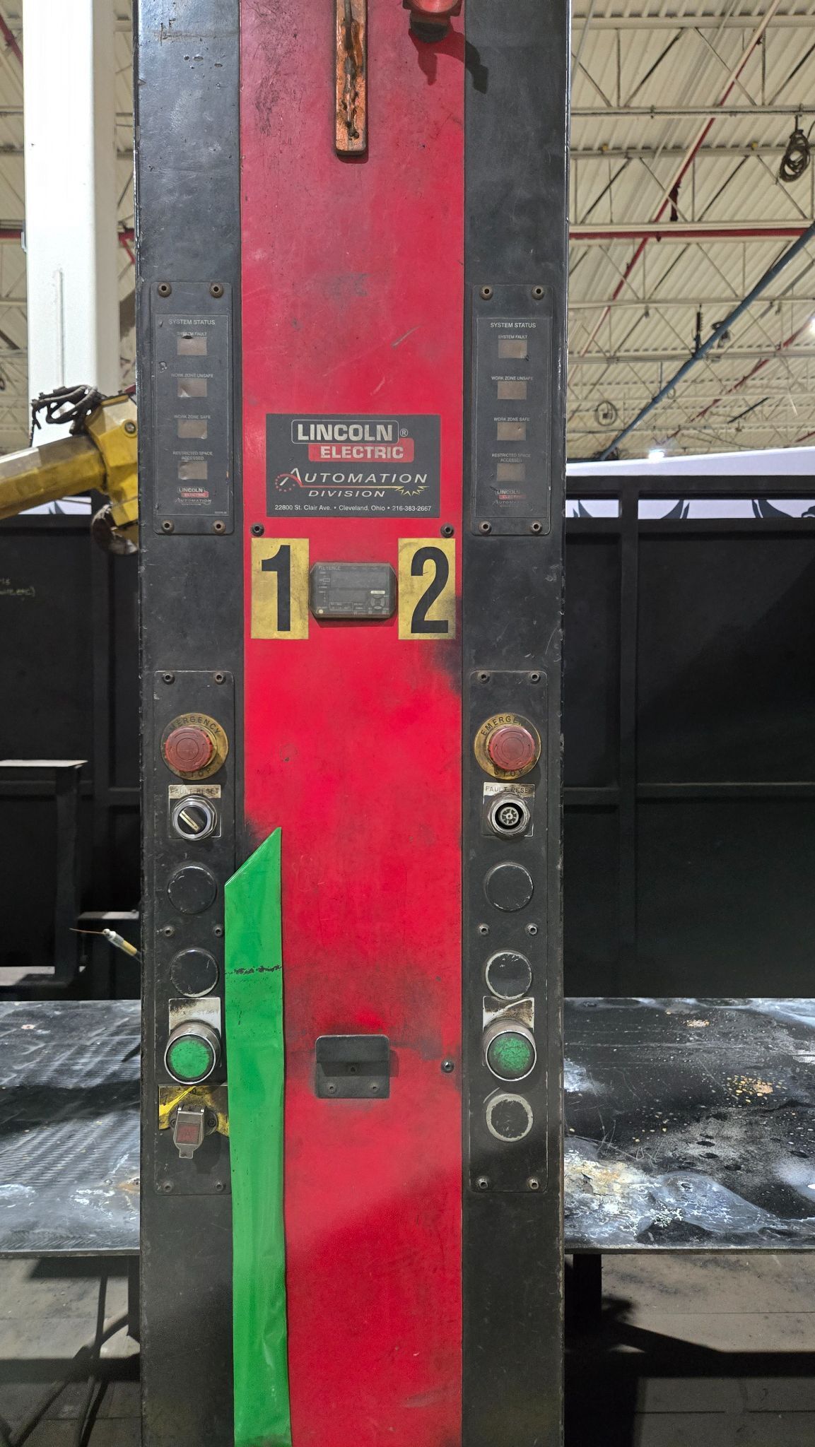 Lincoln Electric SYSTEM 30 Weld Cell w/ Fanuc Robot and Controls USED - AS-IS 1