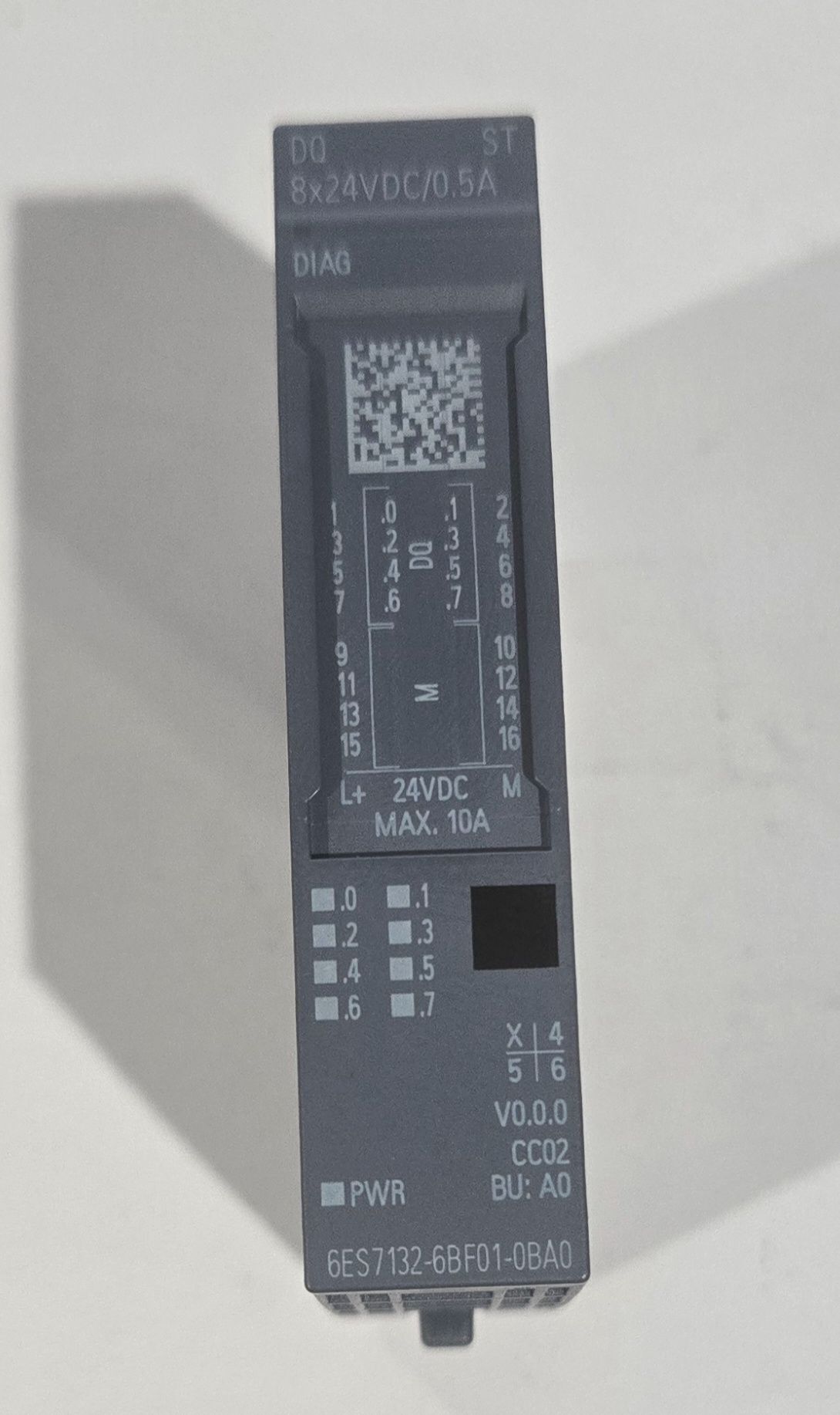 SIEMENS 6ES7 132-6BF01-0BA0 I/O MODULE USED 0
