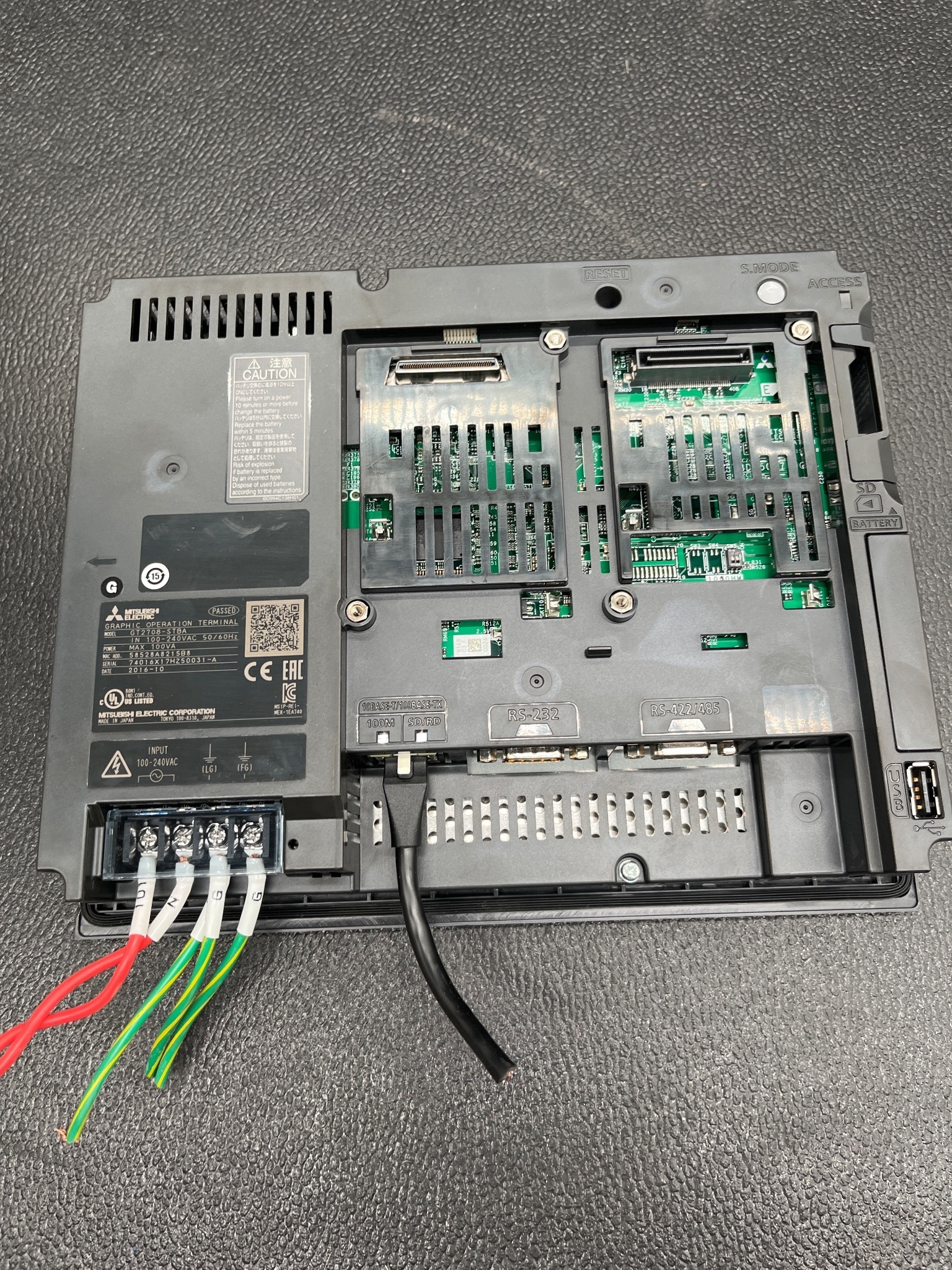 MITSUBISHI ELECTRIC GT2708-STBA Operator Panel USED 4