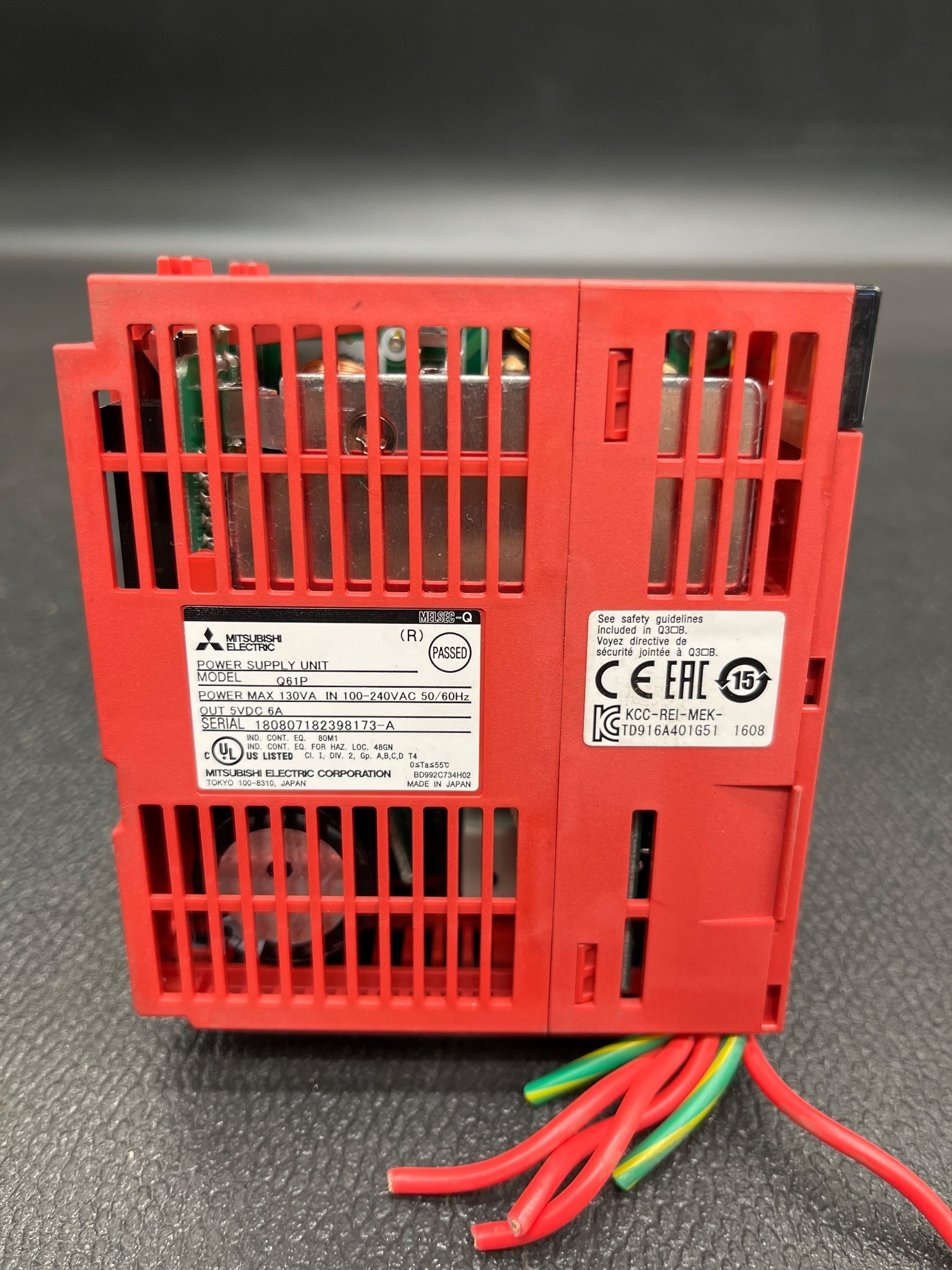 MITSUBISHI ELECTRIC Q61P Power Supply Module USED 1