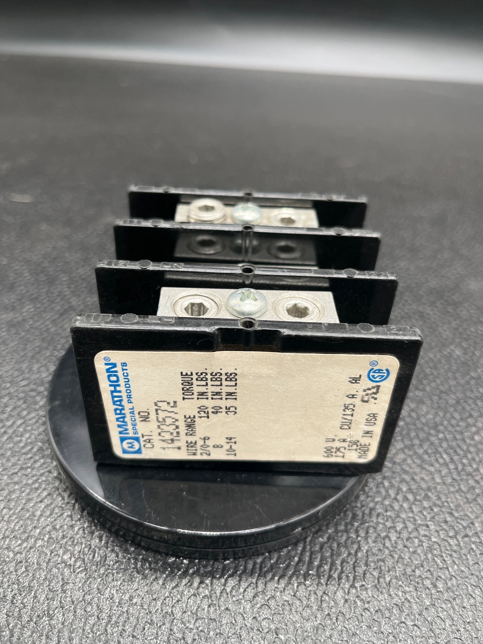 MARATHON 1423572 Terminal Block USED 3