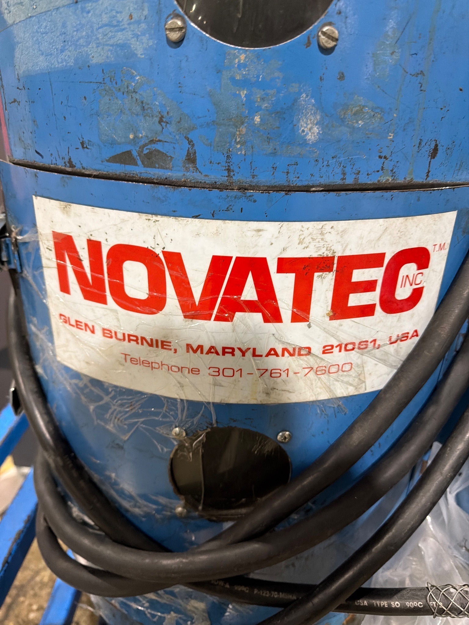 NOVATEC MD-25 Desiccant Dryer w/ 100lb Hopper USED 2