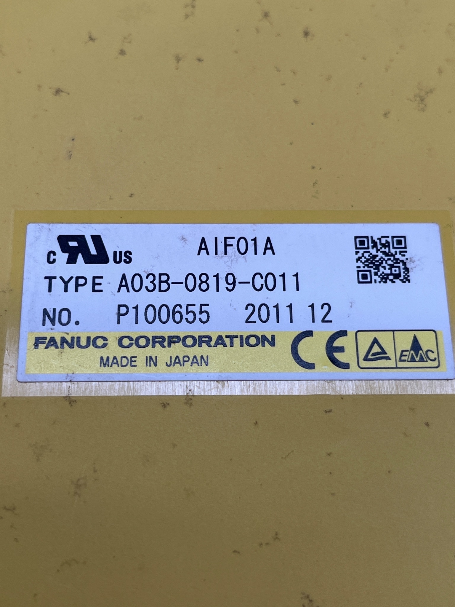 FANUC A03B-0819-C011 A1F01A I/O Module USED 5