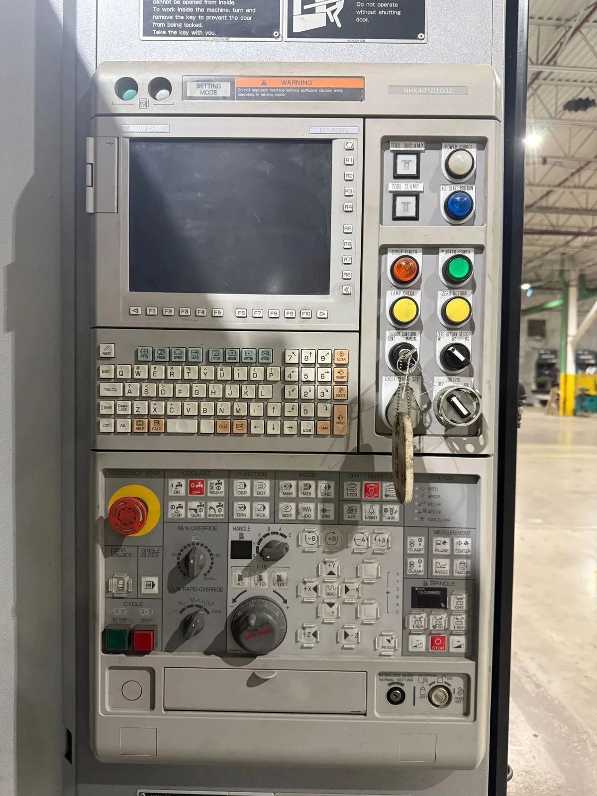 2012 MORI SEIKI NHX4000 CNC HORIZONTAL MACHINING CENTER USED - Image 4