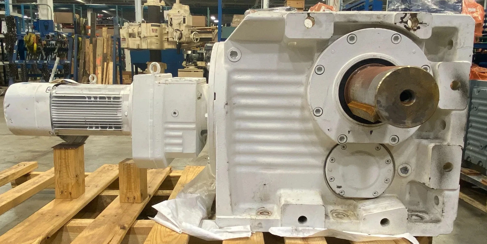 SEW-EURODRIVE INC K167 R97 DRN132S4/BE11HR GEARMOTOR USED - Image 3