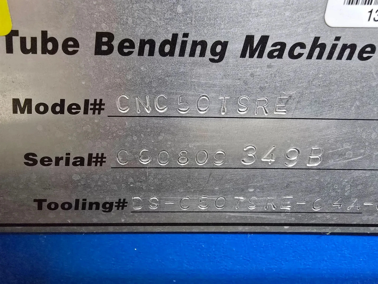 HORN HMT CNC 50TSRE TUBE BENDER - USED - Image 9