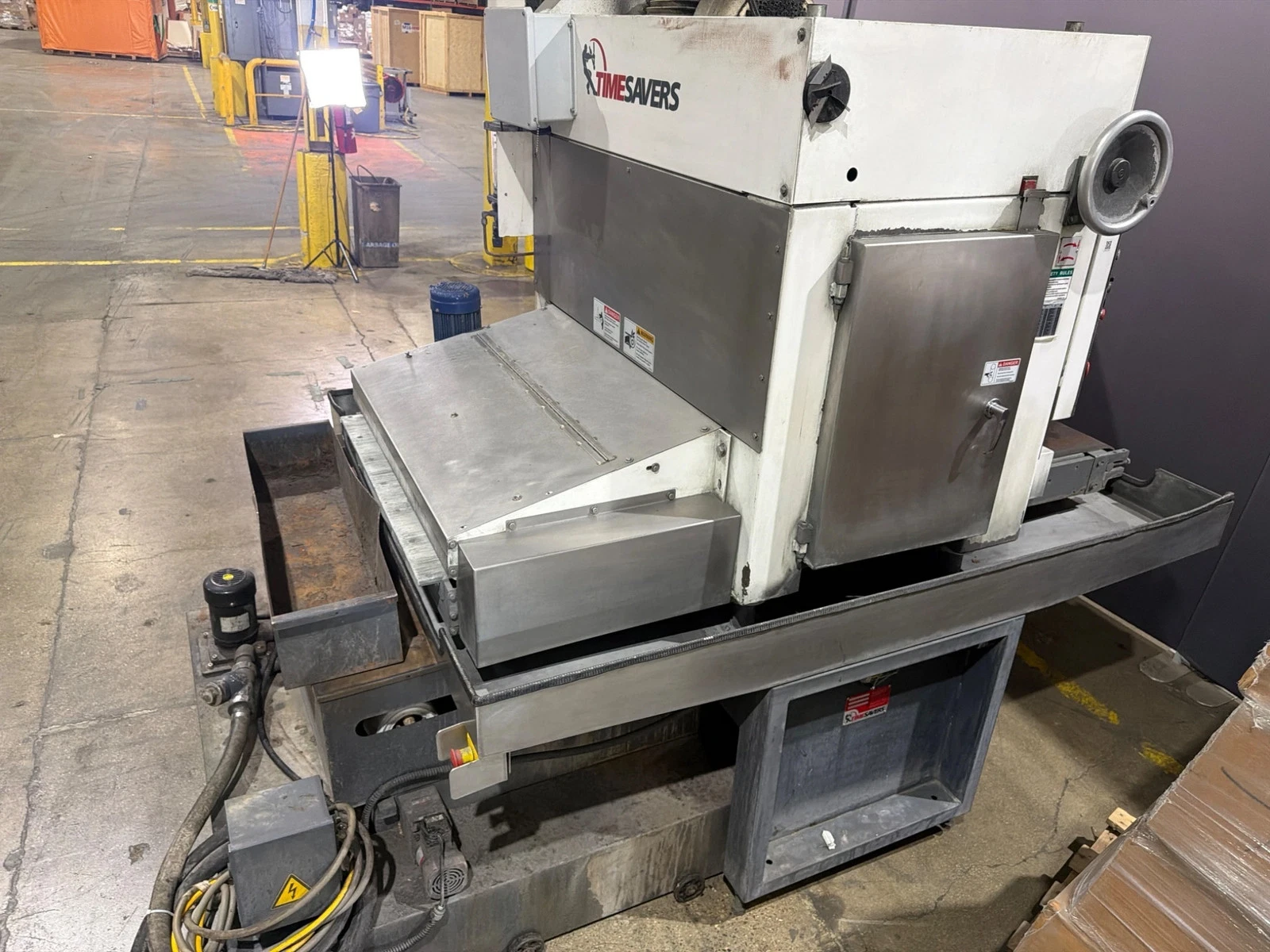 Timesavers Lynx 37MWT-D-60 Wet Abrasive Finishing Machine w/ PFA-240-3 Blower USED - Image 6
