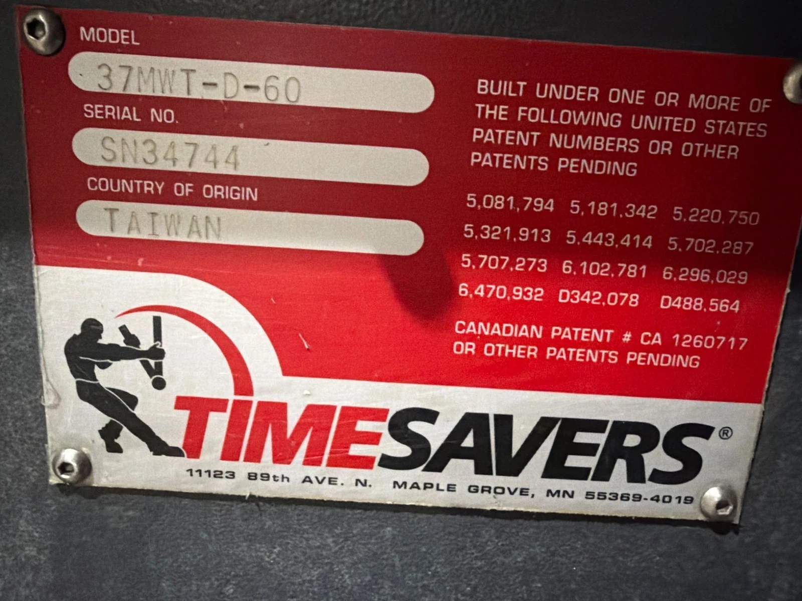 Timesavers Lynx 37MWT-D-60 Wet Abrasive Finishing Machine w/ PFA-240-3 Blower USED - Image 13